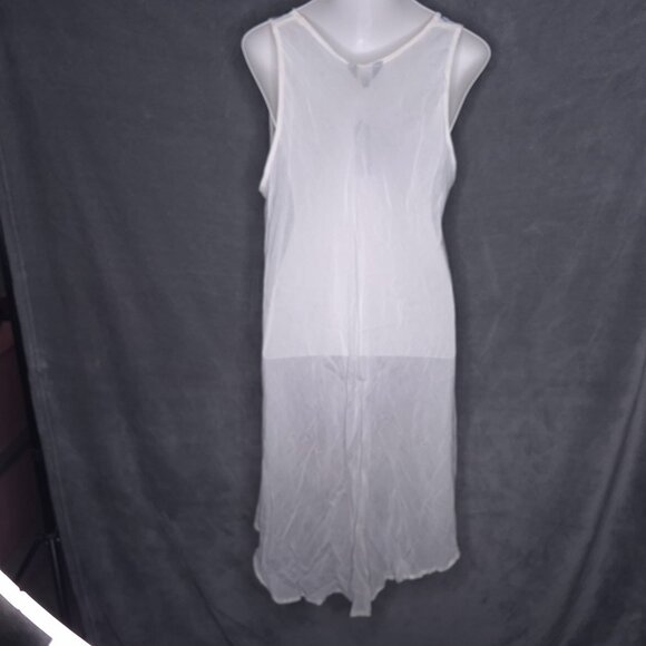 Womens American Flag Sheer Swimsuit Cover Dress Plus OS Patriotic Beachwear - Picture 3 of 6